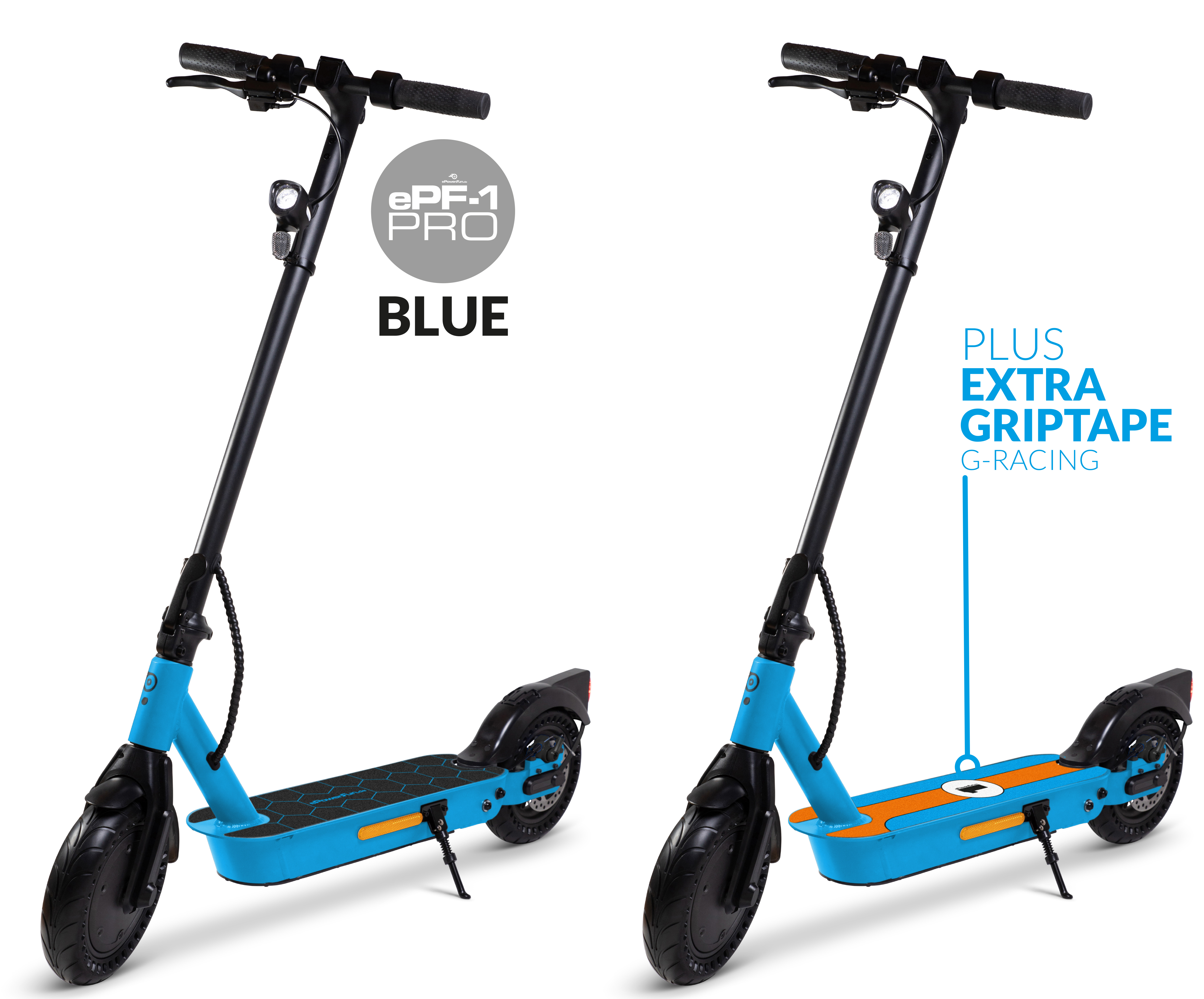 Vorbestellung - ePF-1 PRO Blue eScooter mit Straßenzulassung
