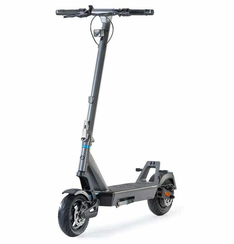 ePF PULSE+ Elektroroller seitlich – leistungsstarker, klappbarer E-Scooter mit Straßenzulassung, ideal für nachhaltige Mobilität, urbane Mikromobilität und tägliche Fahrten von Pendlern