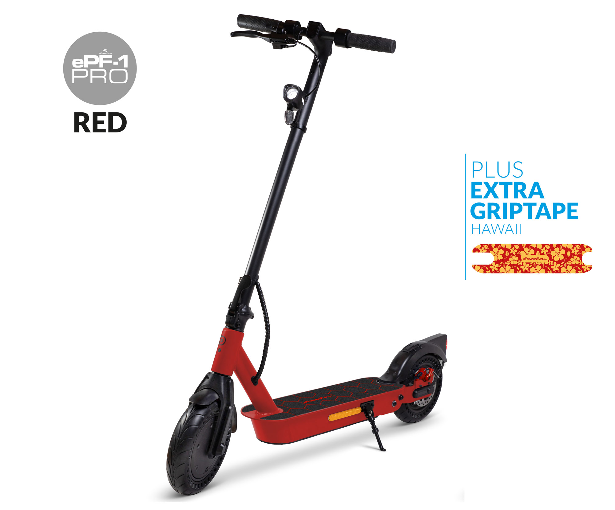 Vorbestellung - ePF-1 PRO Red eScooter mit Straßenzulassung