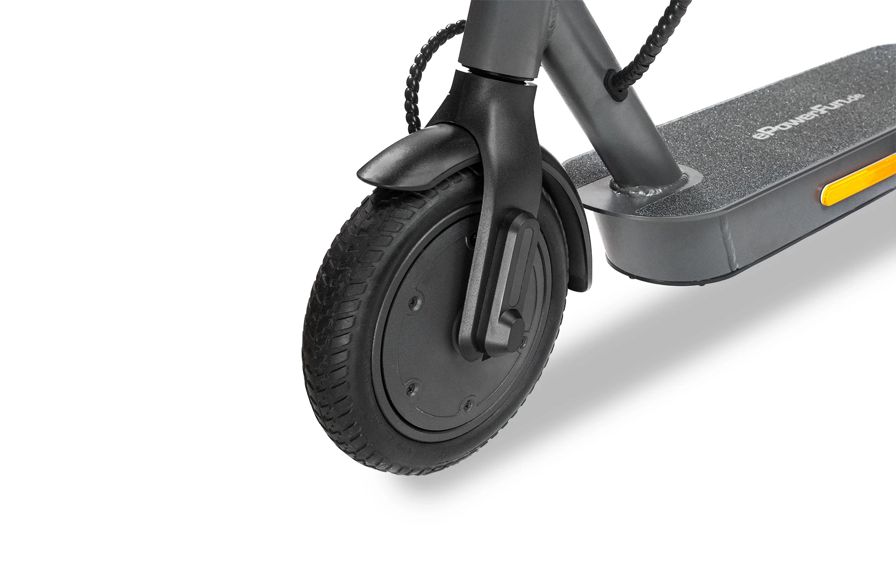 Luftkammerreifen des ePF-1 Elektrorollers – robuste und pannensichere Reifen für optimalen Fahrkomfort und sichere Fahrt mit klappbarem E-Scooter im urbanen Verkehr