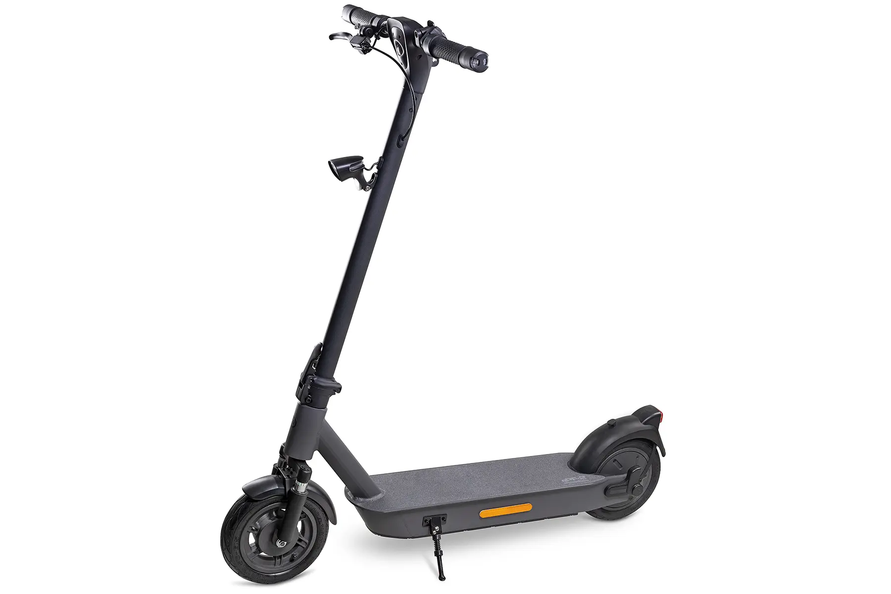 Schräge Seitenansicht links des ePF-2 Elektrorollers – moderner, leichter E-Scooter mit Straßenzulassung, klappbar und ideal für nachhaltige urbane Mobilität